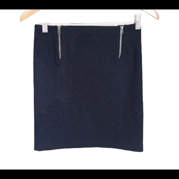 NWT ARITZIA SUNDAY BEST Mitford Mini Skirt With Dual Exposed Zip Detail Black S - Picture 7 of 10